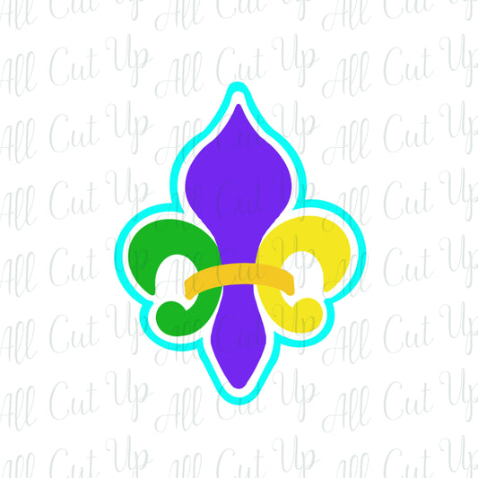 Mardi Gras Fleur De Lis Cookie Cutter, #58